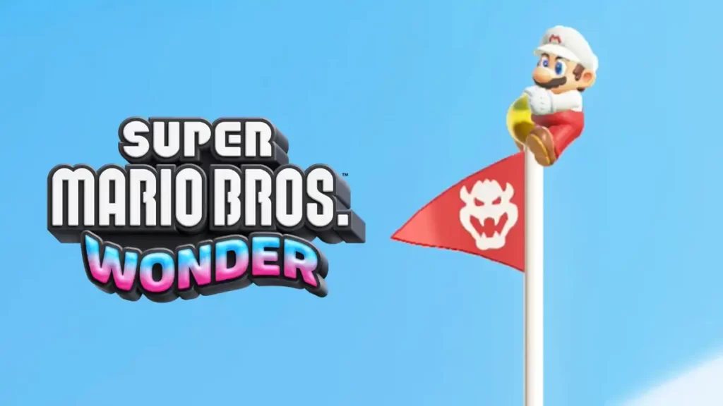 Super Mario Bros. Wonder, super mario bros. wonder flagpole, how to reach top of super mario bros. wonder flagpole, how to reach the top of the flagpole in super mario bros wonder, mario bros wonder falgpole