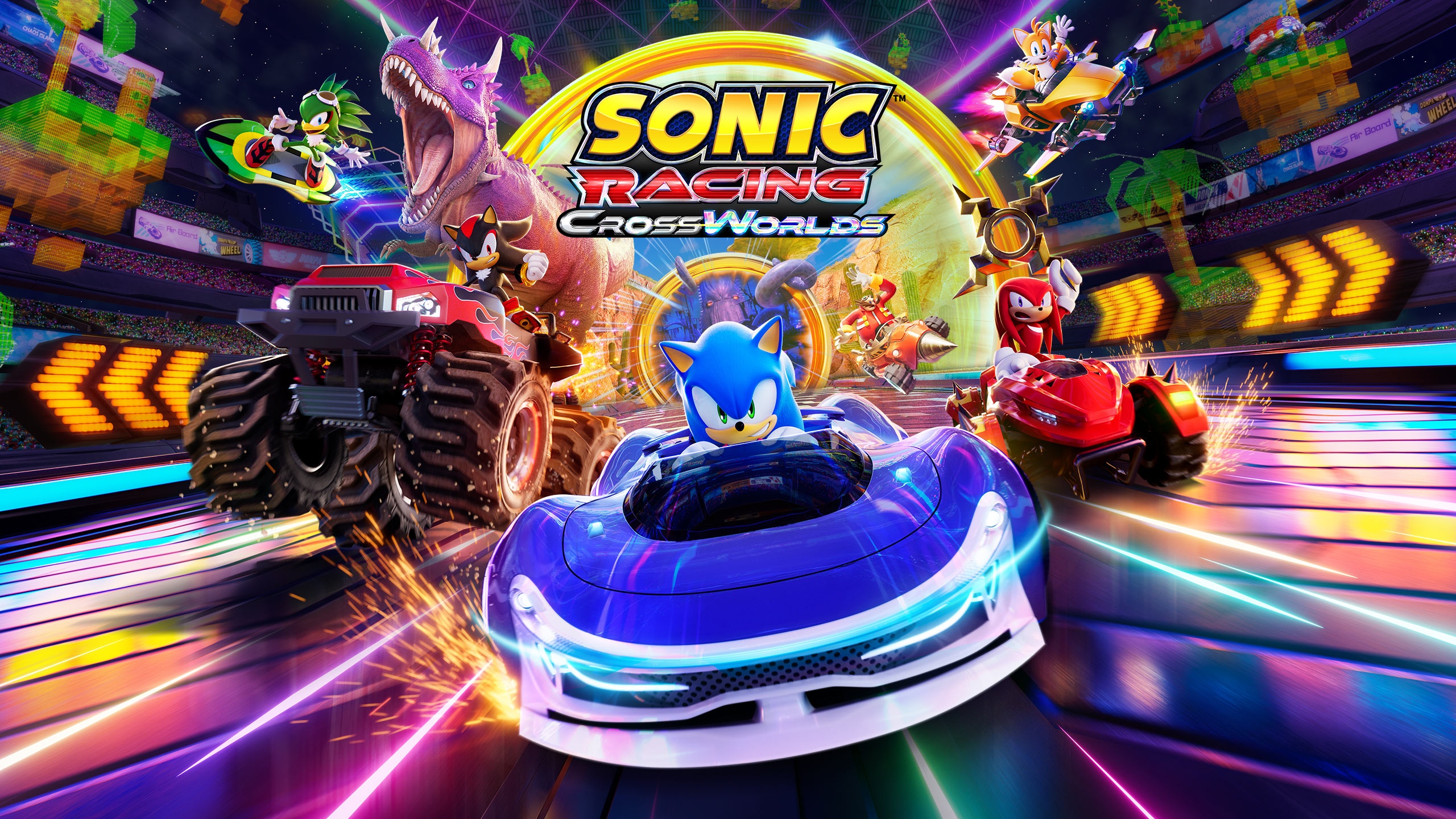 Sonic Racing, Sonic Racing CrossWorlds, SpongeBob, Minecraft, Avatar, TMNT, Sega